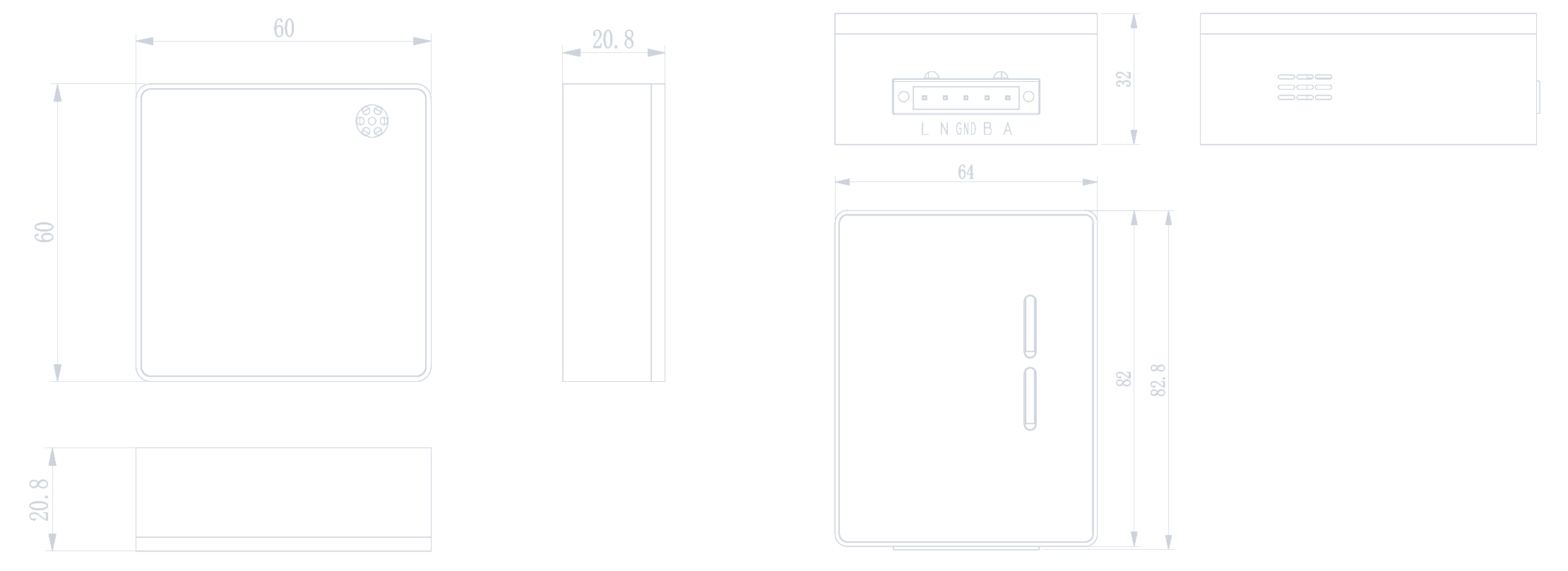 Outline dimension