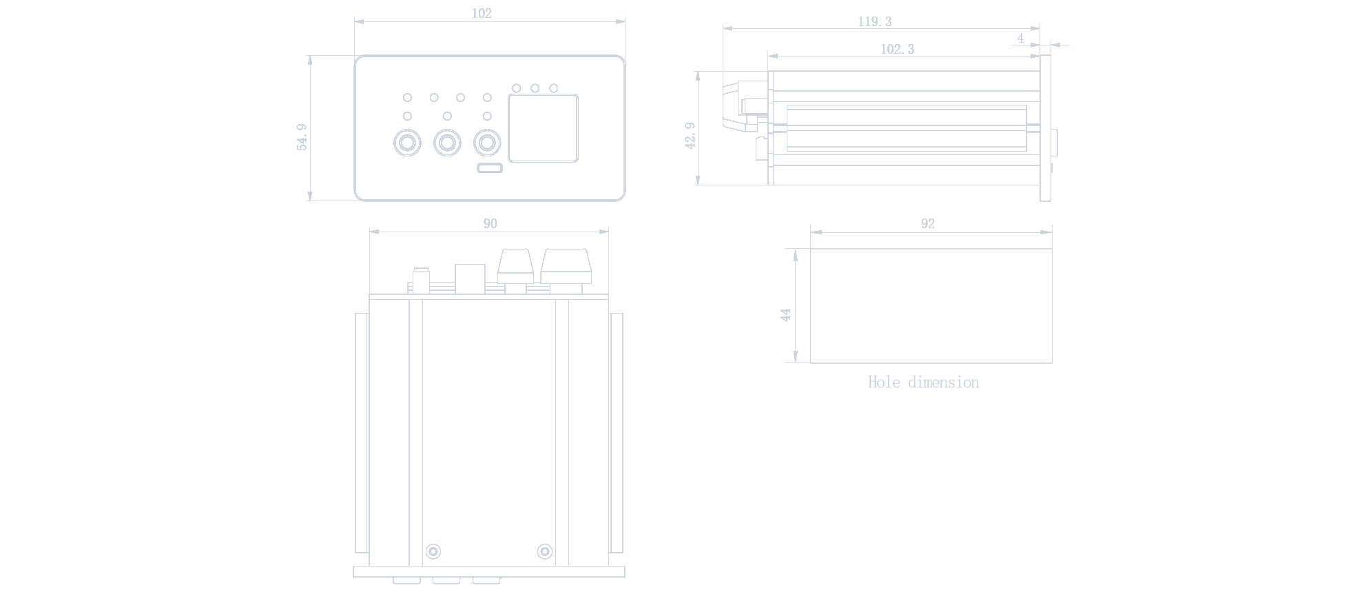 Outline dimension